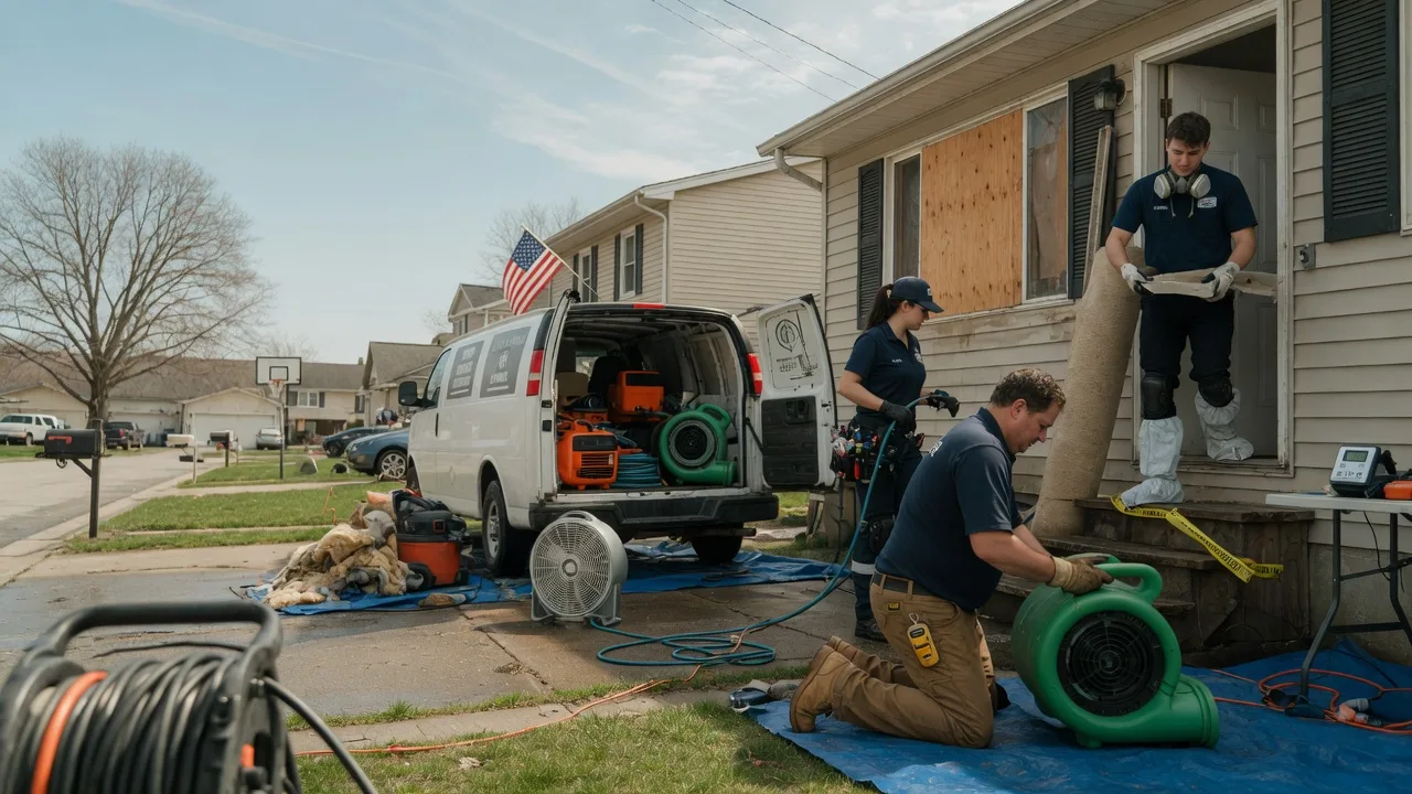 Water Damage Restoration in Rozel, KS near me